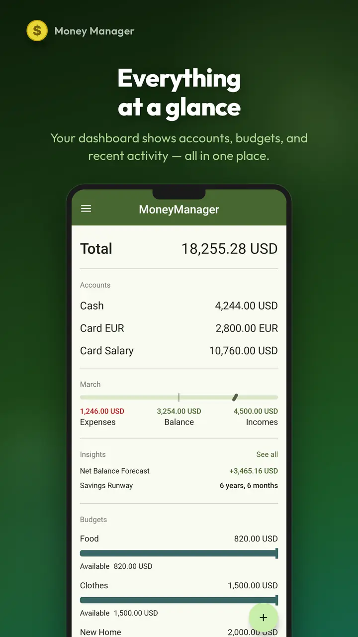 MoneyManager screenshot 1