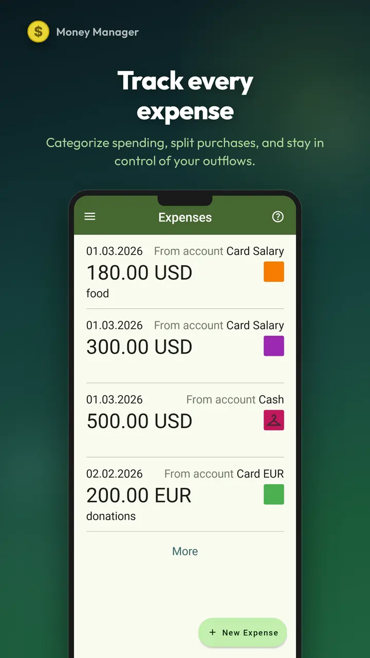 MoneyManager screenshot 3