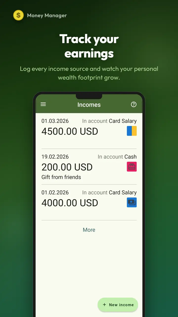 MoneyManager screenshot 4